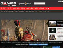 Tablet Screenshot of gamesaktuell.de